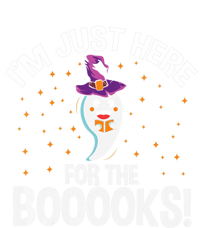 Teacher Halloween Bookworm Just Here For The Boooks Ghost Kids Tie-Dye T-Shirt