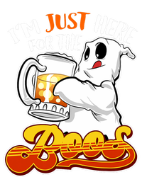 IM Just Here For The Boos Funny Halloween Ghost Ladies Long Sleeve Shirt