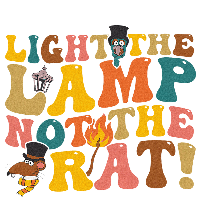 Light The Lamp Not The Rat Groovy Short Acrylic Beanie