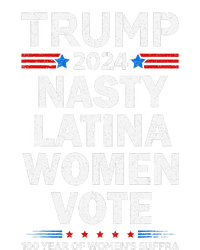 Nasty Latina Women Vote Trump 2024 Presidential 47 Pro Trump Long Sleeve Pajama Set