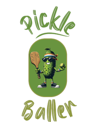 Pickle Baller Funny Pickleball Performance Long Sleeve Polo