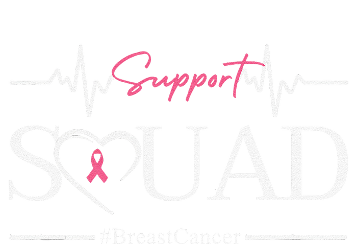 Breast Cancer Squad With Heart And P.Ink Ribbon Gift Poster