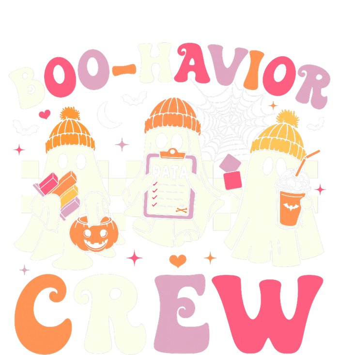 Retro Boo Havior Crew Behavior Analyst Halloween Aba Rbt V-Neck T-Shirt