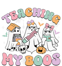 Teaching My Boos Cute Book Ghost Groovy Teacher Halloween T-Shirt