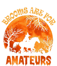 Brooms Are For Amateurs Halloween Horse Riding T-Shirt