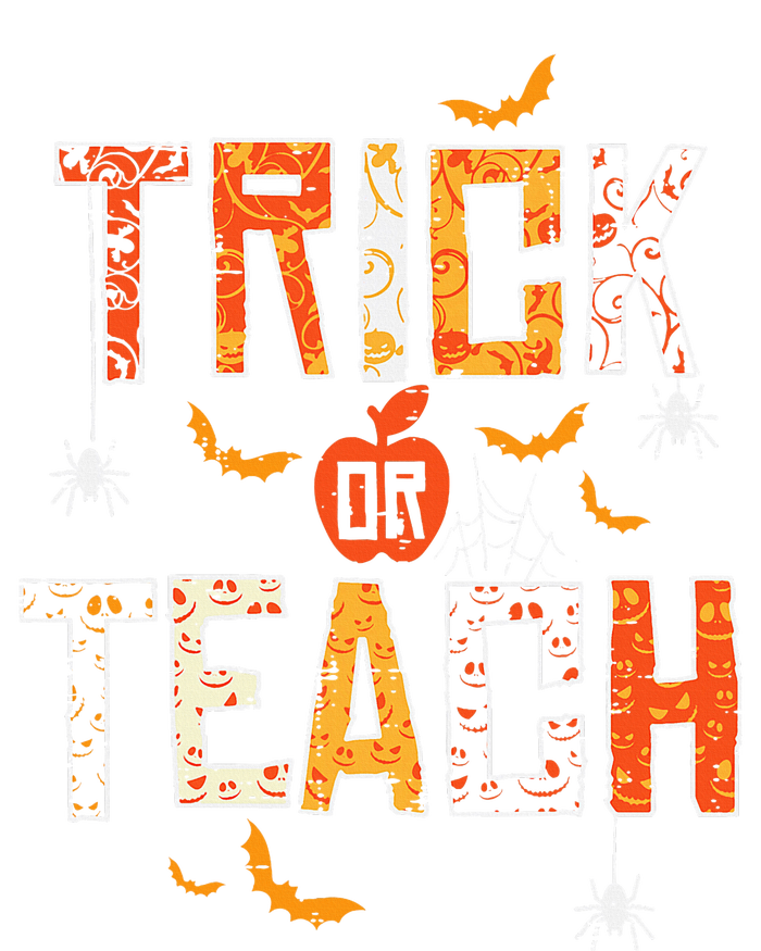 Trick Or Teach Retro Halloween Teacher Women Costume T-Shirt