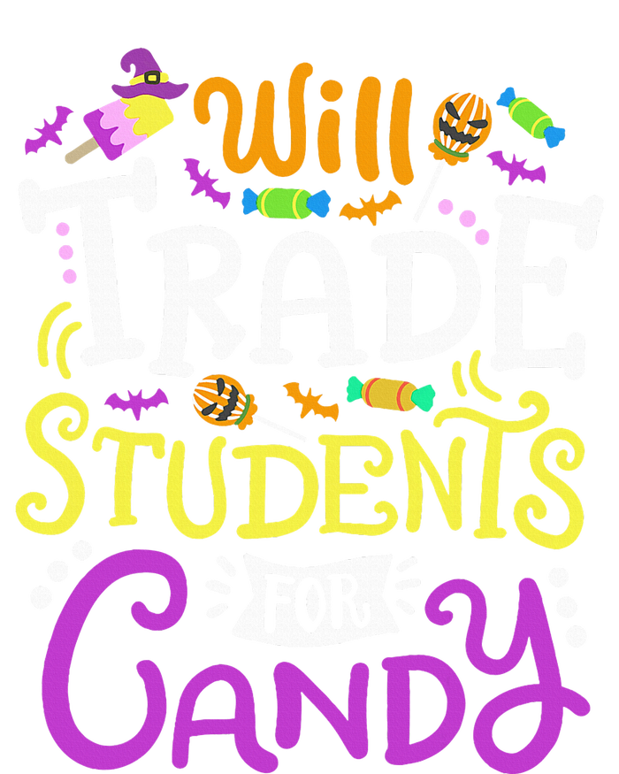 Will Trade Students For Candy Teacher Cute Halloween Costume T-Shirt