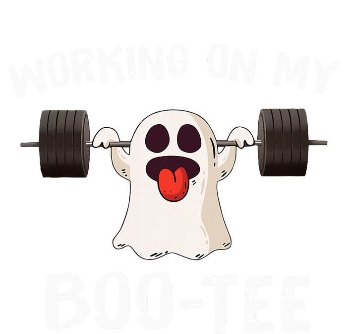 Working On My Boo Halloween Dead Lift Ghost Gym Weights Magnet