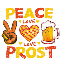 Cute Oktoberfest Costume Peace Love Prost Prost Oktoberfest Bumper Sticker