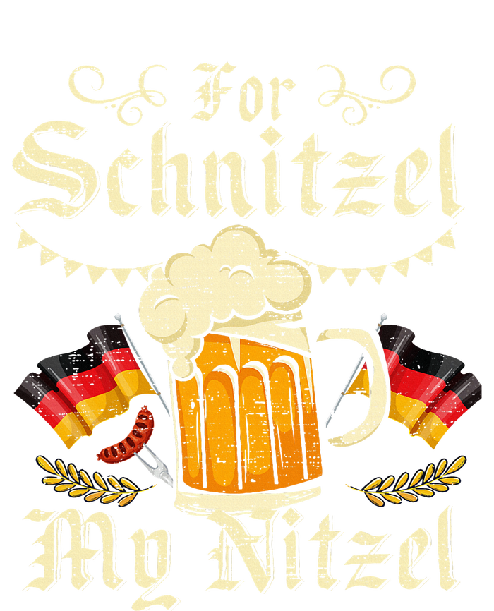 For Schnitzel My Nitzel Funny Oktoberfest Women's Racerback Cropped Tank