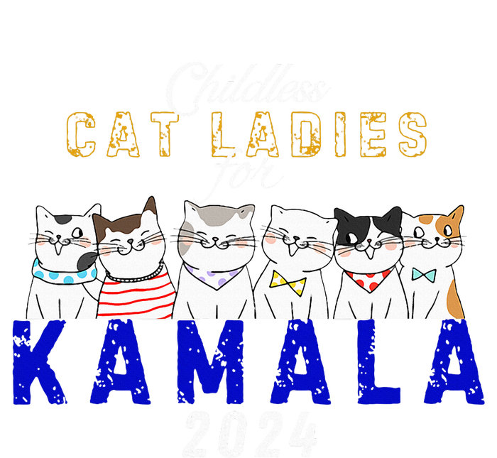 Childless Cat Ladies Vote For Kamala Harris 2024 Election T-Shirt