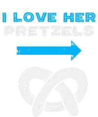 I Love Her Pretzels Matching Couple Oktoberfest Boyfriend Cooling Performance Crew T-Shirt