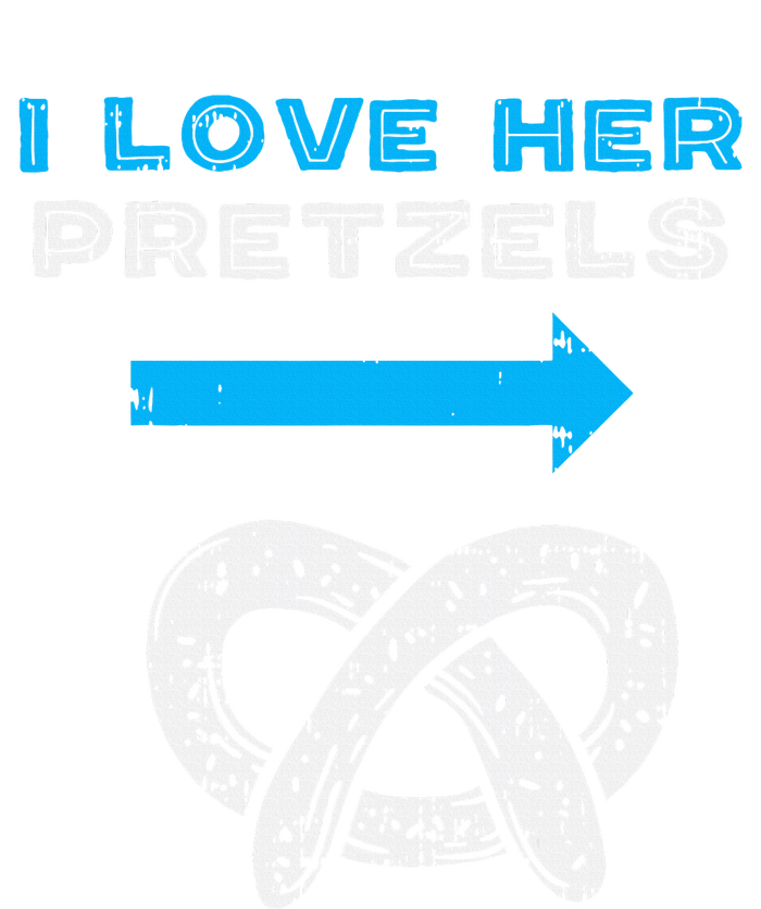 I Love Her Pretzels Matching Couple Oktoberfest Boyfriend Cooling Performance Crew T-Shirt