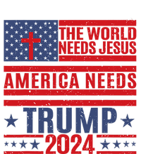 The World Needs Jesus America Needs Trump 2024 T-Shirt