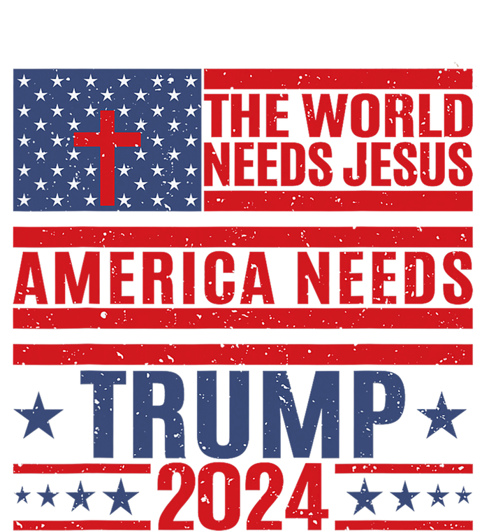 The World Needs Jesus America Needs Trump 2024 T-Shirt