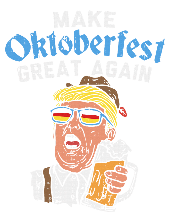 Make Oktoberfest Great Again Funny Trump Drink Beer Mug Gift Toddler Long Sleeve Shirt