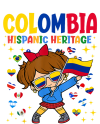 Hispanic Heritage Month Colombia Flag Colombian Toddler Zip Fleece Hoodie