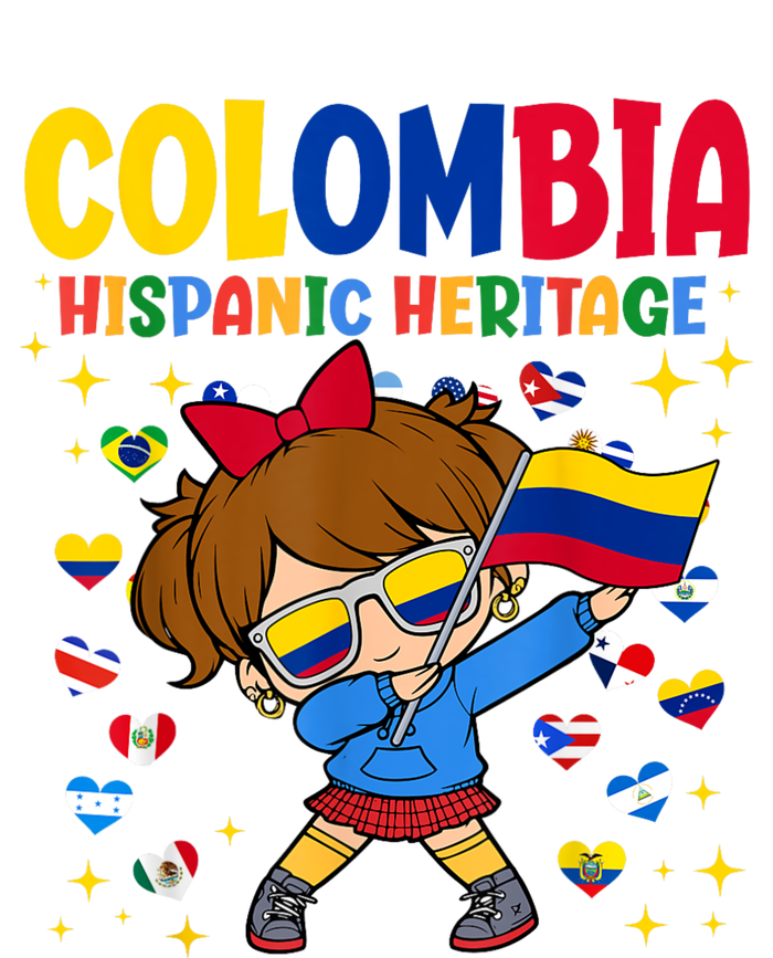 Hispanic Heritage Month Colombia Flag Colombian Toddler Zip Fleece Hoodie