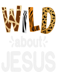 Wild About Jesus Christian And Jesus Believer Grommeted Golf Towel