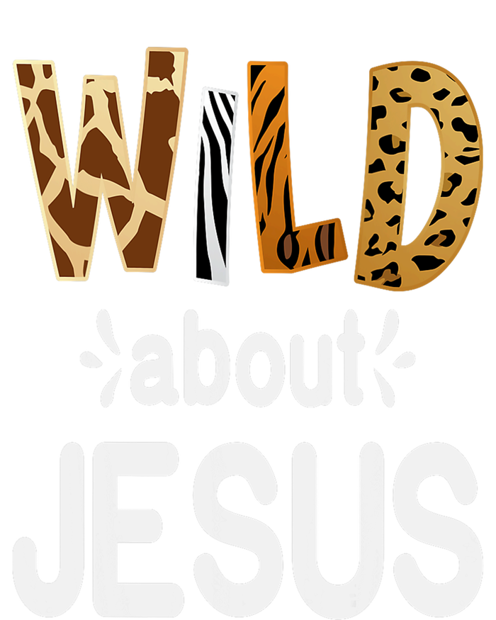 Wild About Jesus Christian And Jesus Believer Grommeted Golf Towel