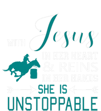 With Jesus In Her Heart And Reins In Her Hands She Is T-Shirt