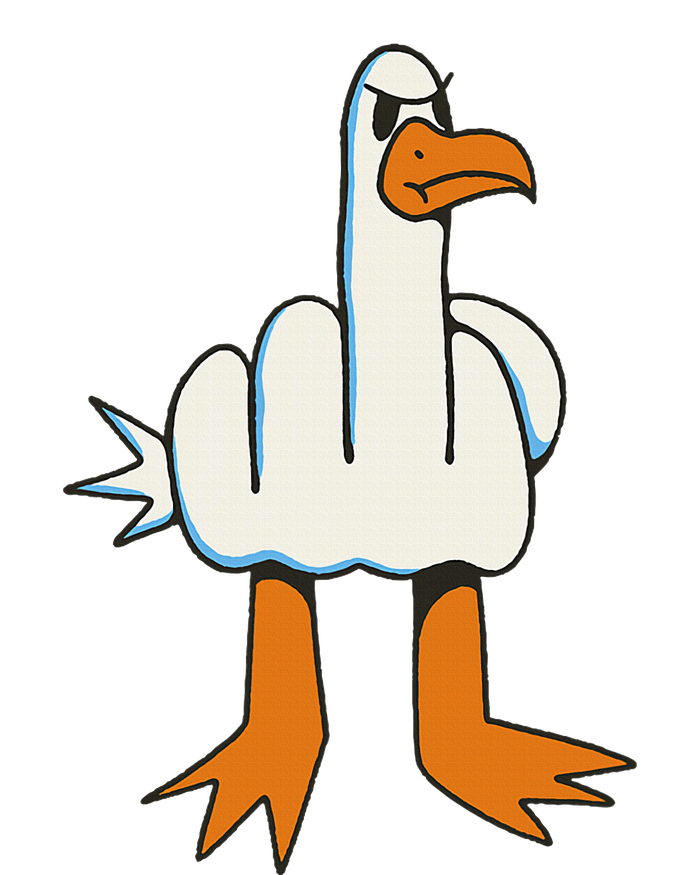 Middle Finger Seagull T-Shirt