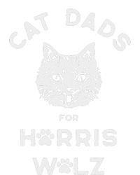 Cat Dads For Harris Walz Tie-Dye T-Shirt