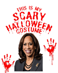 Kamala Harris Scary Halloween Gag President Costume Kids T-Shirt