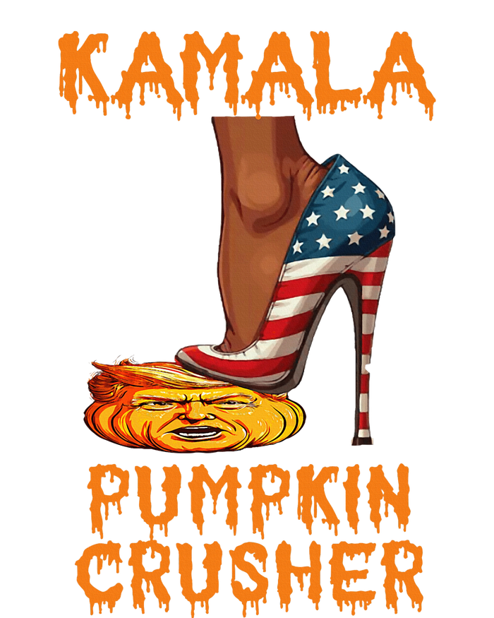 Kamala Pumpkin Crusher Funny Election Halloween Performance Sprint T-Shirt