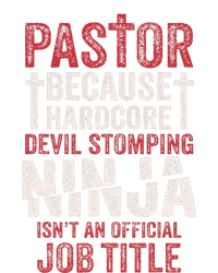 Pastor Because Devil Stomping Ninja IsnT Job Title Ladies Essential Tank