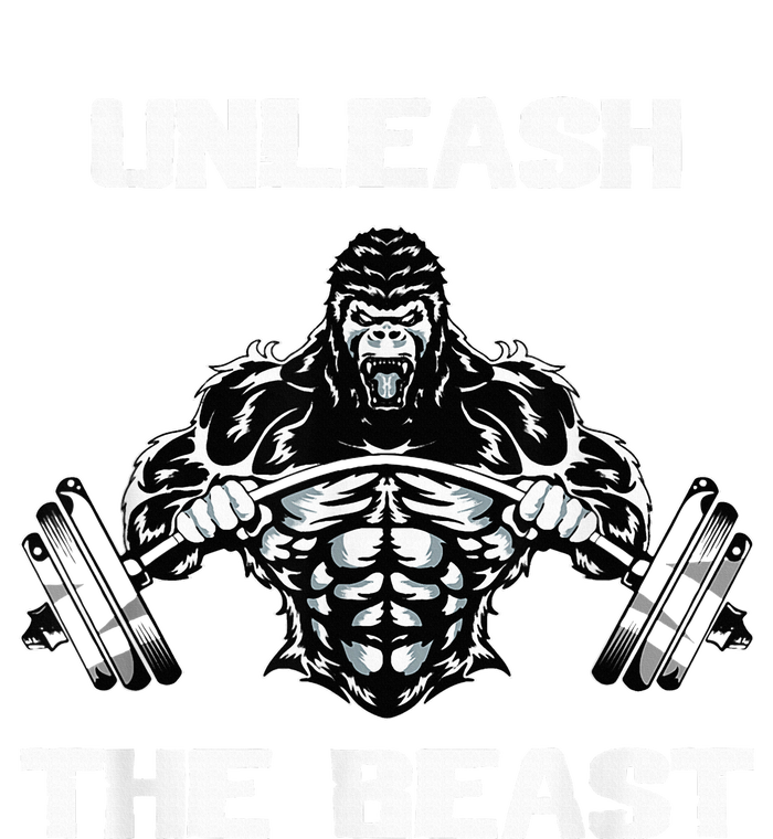 Unleash The Beast Gorilla Body Building Motivation Gift T-Shirt