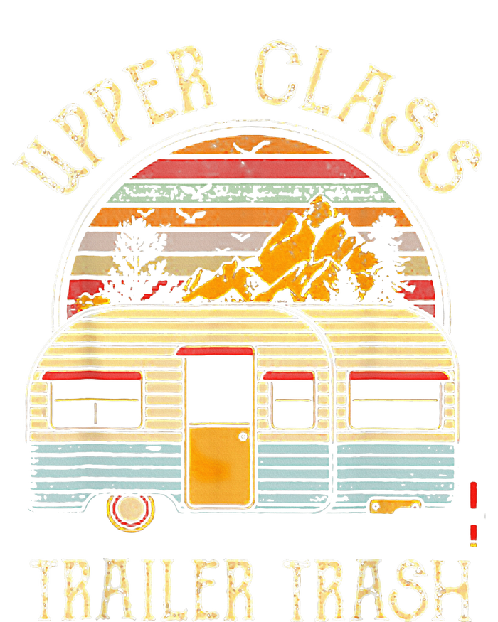 Upper Class Trailer Trash Retro Vintage Sunset T-Shirt