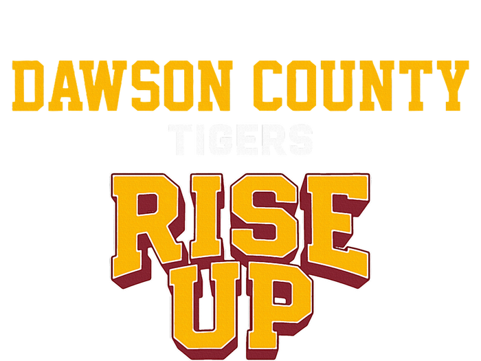 Dawson County Tigers Rise Up Hs Women's Knotted Racerback Tank