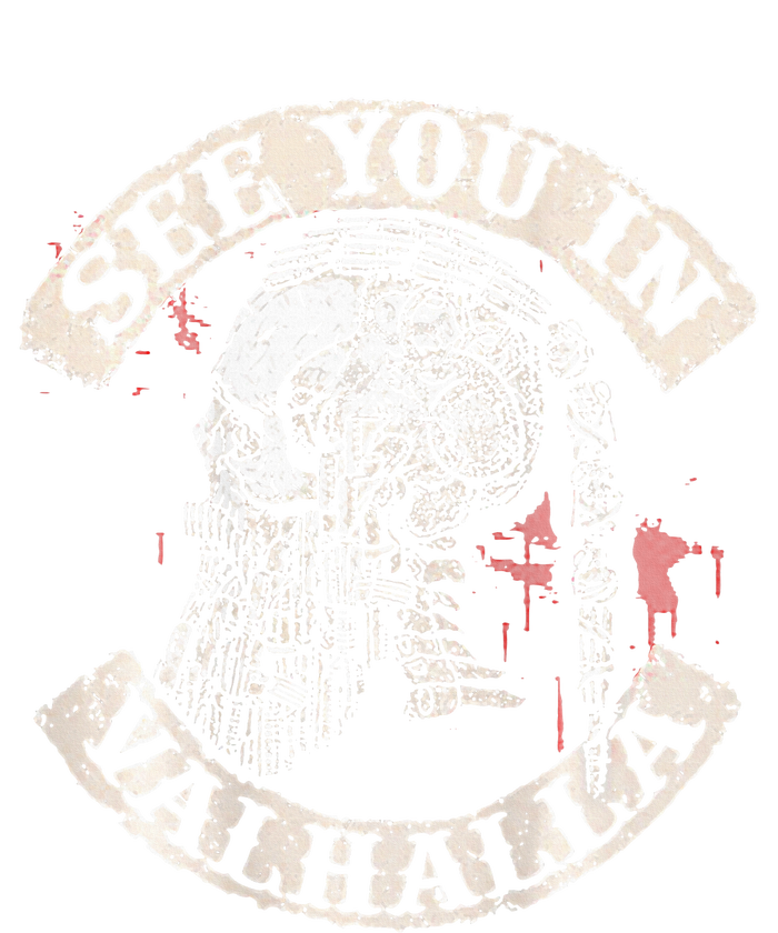 See You In Valhalla Skull Viking T-Shirt