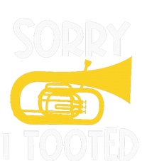 Sorry I Tooted Baritone Funny Euphonium Player Brass Band Daily Commute Backpack