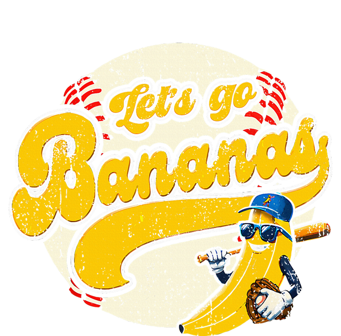 Banana Playing Baseball Team Player Game Day Toddler Fine Jersey T-Shirt