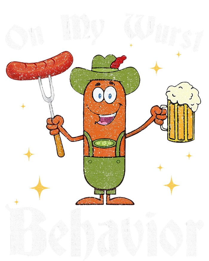 Oktoberfest On My Wurst Behavior Toddler Long Sleeve Shirt