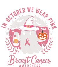 Breast Cancer Shirts Women Halloween In October We Wear Women's Crop Top Tee