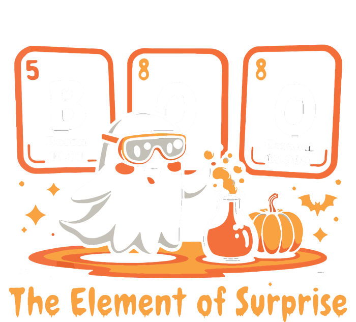 Chemistry Boo The Element Of Surprise Cute Chemist Halloween T-Shirt