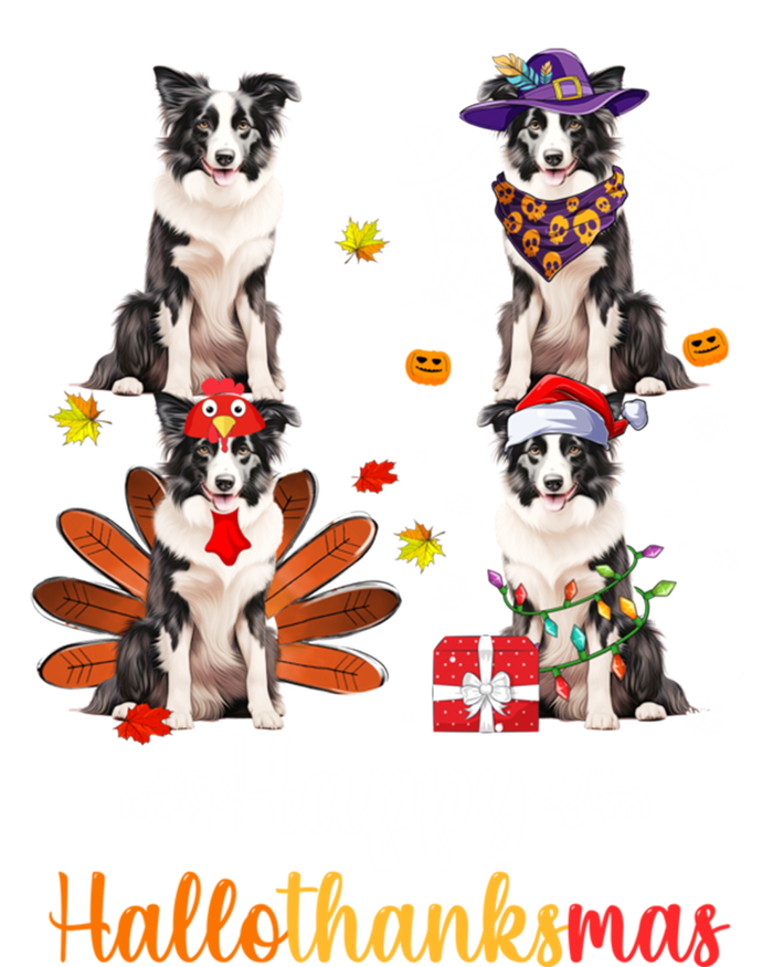 Border Collie Halloween Merry Christmas Happy Hallothanksmas Gift T-Shirt