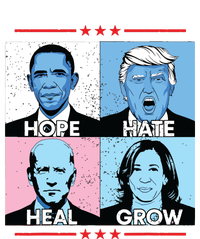 Hope Hate Heal Grow Political Leaders Art T-Shirt