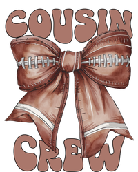 Coquette Bow Football Pumpkin Squad Thanksgiving Cousin Crew Gift Tall Long Sleeve T-Shirt