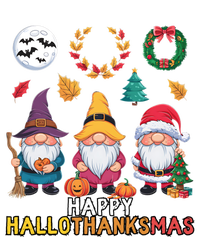 Happy Hallothanksmas Christmas Thanksgiving Gnomes Halloween Gift Coaster