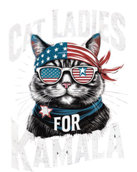 Cat Ladies For Kamala 2024 President Kamalaharris Gift Sustainable Knit Beanie