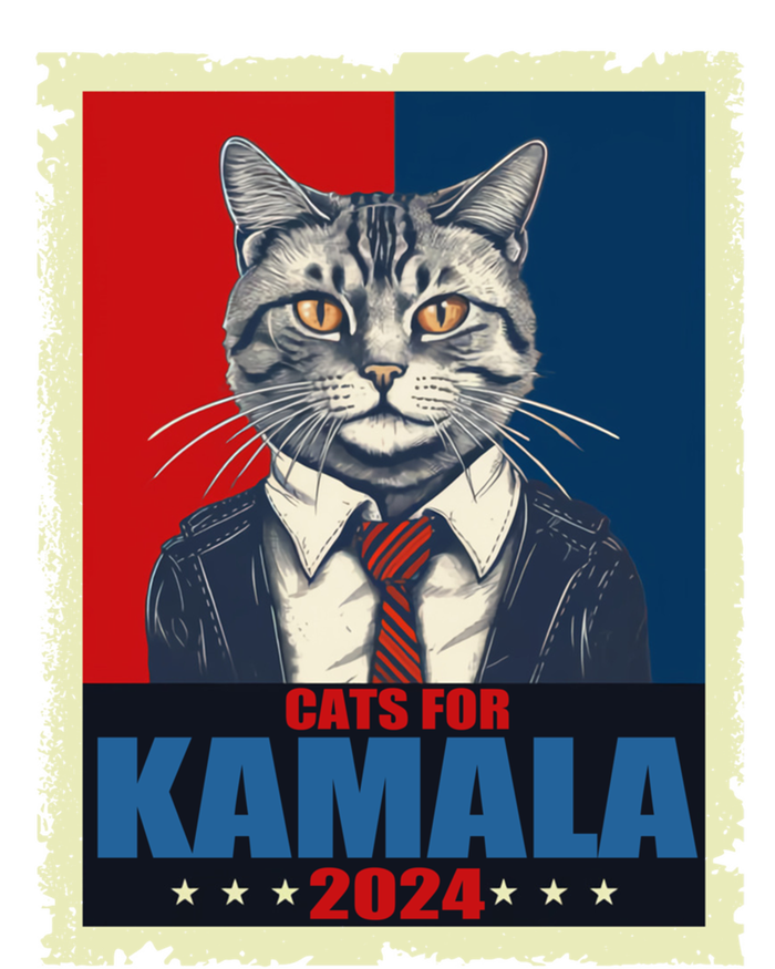 Cats For Kamala 2024 Cat Lady Kamala Cat Lovers Gift T-Shirt