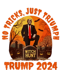 No Tricks Just Triumph Trump 2024 Halloween Witch Hunt Design T-Shirt