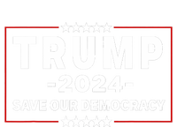 Trump 2024 Save Our Democracy Voting Political Design Dry Zone Grid Polo