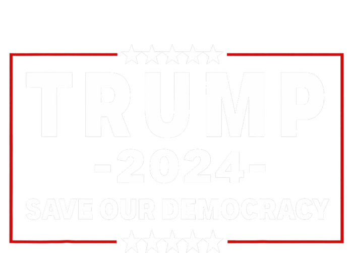 Trump 2024 Save Our Democracy Voting Political Design Dry Zone Grid Polo