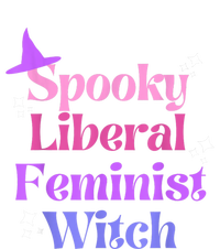 Spooky Liberal Feminist Witch Halloween Flat Bill Trucker Hat