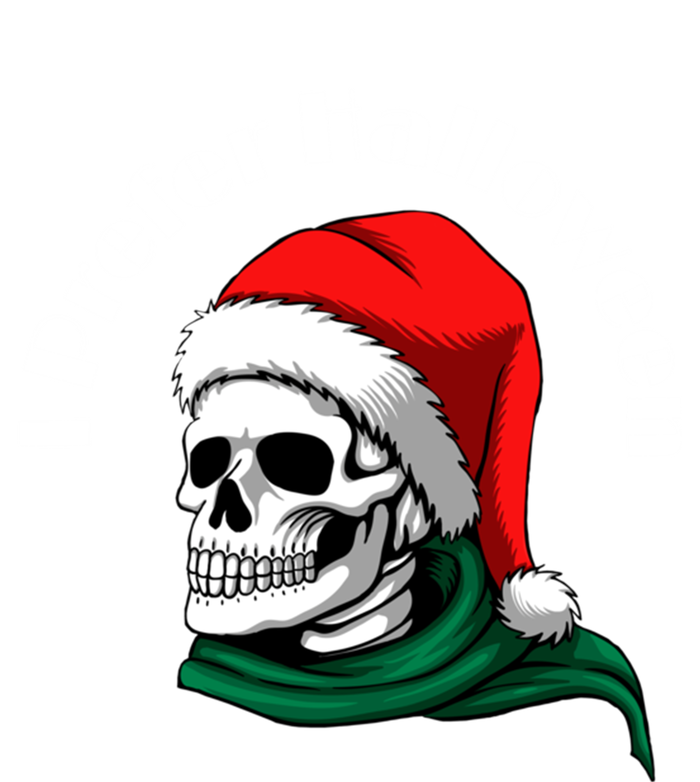 I Prefer Halloween Ugly Christmas Sweater Skull Santa T-Shirt